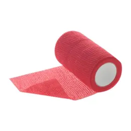 Dracoelfi haft bandage de fixation de couleur 4mx8cm rouge, 1 pc