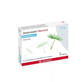 DESLORATADIN Comprimés Glenmark 5 mg, 20 unités