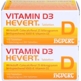 VITAMIN D3 HEVERT comprimés, 200 pièces