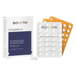 BIO-H-TIN Comprimés de vitamine H 2,5 mg pendant 12 semaines, 84 pcs