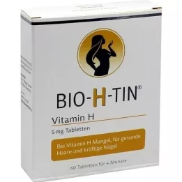 BIO-H-TIN Vitamine H 5 mg pour 4 mois de comprimés, 60 pc