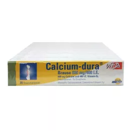 CALCIUM DURA Vitamine D3 effervescente 600 mg/400 UI, 120 pcs