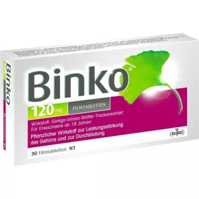 BINKO 120 mg de comprimés de films, 30 pc