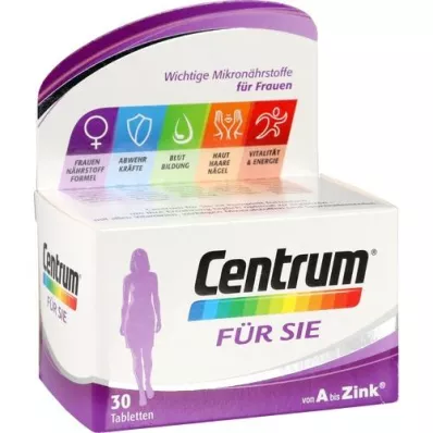 CENTRUM Pour vous, comprimés gélifiés, 30 pièces CENTRUM Pour vous, comprimés gélifiés, 30 pièces