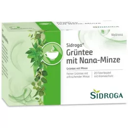 SIDROGA Thé vert bien-être. Nana Mint Filter., 20 x 1,5 g