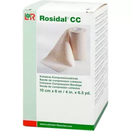 ROSIDAL CC Bandage compressif cohésif 10 cm x 6 m, 1 pièce