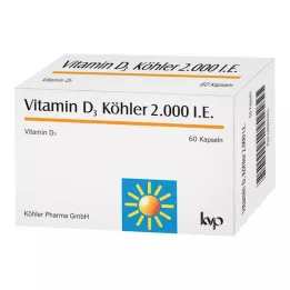 VITAMIN D3 KÖHLER Gélules de 2 000 UI, 60 unités
