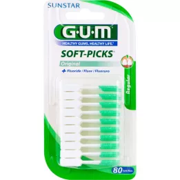 GUM Picks Soft Advantage Cag, 80 pc