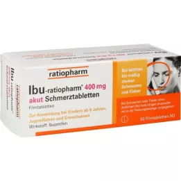 IBU-RATIOPHARM 400 mg aigu painbl.filmtambl., 50 pc