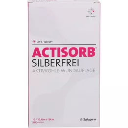 ACTISORB SILBERFREI Charbon actif 10,5x19 cm, 10 pièces