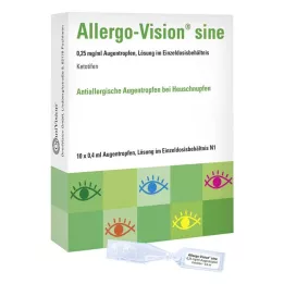 ALLERGO-VISION sinus 0,25 mg/ml AT en récipient unidose, 10X0,4 ml