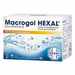 MACROGOL HEXAL plus électrolytes Plv.z.H.e.L.z.E., 30 pcs