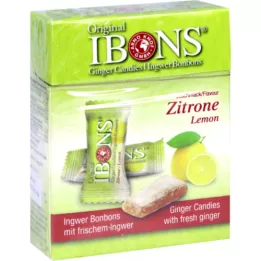 IBONS Croquettes au citron et au gingembre, boîte originale, 60 g
