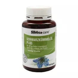 Sovita Care Huile de cumin noir Plus Capsules, 200 pc