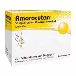 AMOROCUTAN Vernis à ongles médicamenteux 50 mg/ml, 3 ml