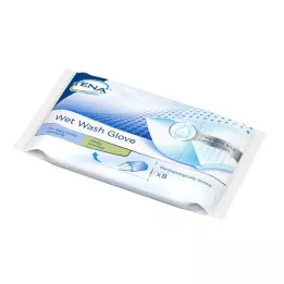 Gant de lavage humide tena parfumé, 8 pc