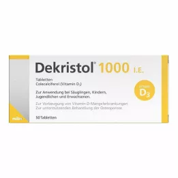 DEKRISTOL Comprimés de 1 000 UI, 50 pièces