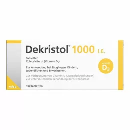 DEKRISTOL Comprimés de 1 000 UI, 100 pièces