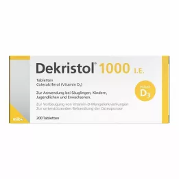 DEKRISTOL Comprimés de 1 000 UI, 200 pièces