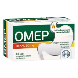 OMEP HEXAL Gélules gastro-résistantes à 20 mg, 14 pièces