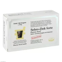 SELEN+ZINK Dragées Pharma Nord, 180 pcs