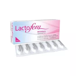 LACTOFEM Suppositories vaginaux en acide lactique, 7 pc