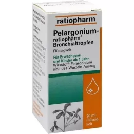 PELARGONIUM-RATIOPHARM Drops bronchiques, 20 ml