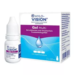 HYLO-VISION Collyre multi-gel, 2X10 ml