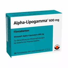 ALPHA-LIPOGAMMA Comprimés pelliculés à 600 mg, 30 unités