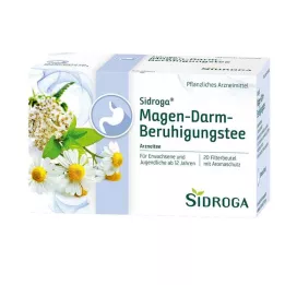 SIDROGA Sachets filtrants de thé calmant gastro-intestinal, 20 x 2,0 g