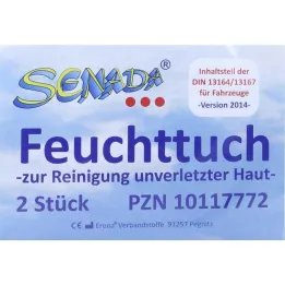 Lingettes humides Senada, 2 pc