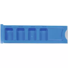 MEDIKAMENTENDISPENSER 1 jour bleu, 1 pièce
