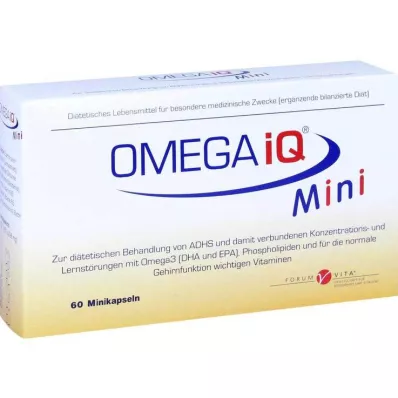 OMEGA IQ Mini-capsules, 60 pièces