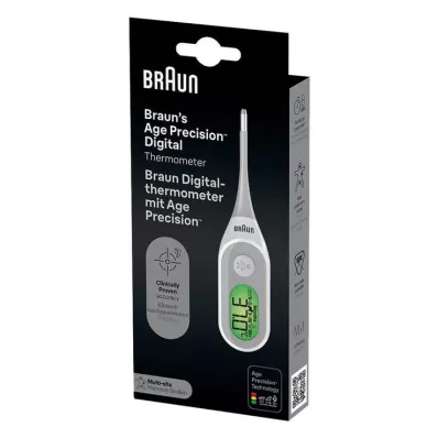 BRAUN THERMOMETER Digital Ageprecise PRT2000, 1 pc BRAUN THERMOMETER Digital Ageprecise PRT2000, 1 pc