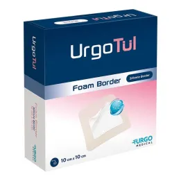 Urgotül Mousse Bordure 10x10 cm Bandage, 20 pc
