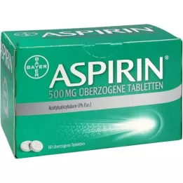 ASPIRIN 500 mg comprimés couverts, 80 pc