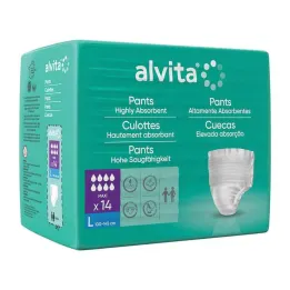 Pantalon dincontinence Alvita grand, 14 pc