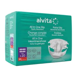 Alvita All-in-One Pantalon dincontinence Maxi Med.night, 20 pc