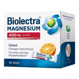 BIOLECTRA Magnésium 400 mg ultra direct Orange, 40 pcs