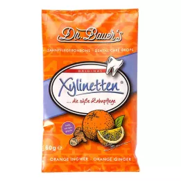 Xylinetten Bonbons de gingembre orange, 60 g