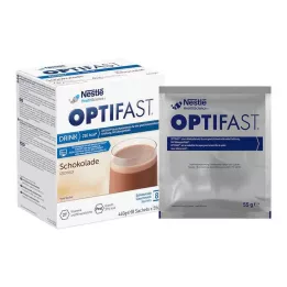 OPTIFAST Accueil Boisson Chocolat en poudre, 8X55 g
