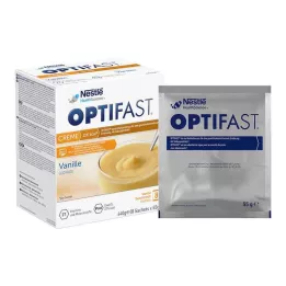 OPTIFAST Crème maison en poudre à la vanille, 8X55 g