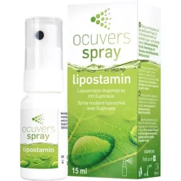 OCUVERS Sprayez sur la liposine à lœil avec leuphrasie, 15 ml
