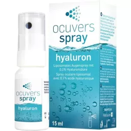 OCUVERS spray hyaluron spray oculaire à lacide hyaluronique, 15 ml