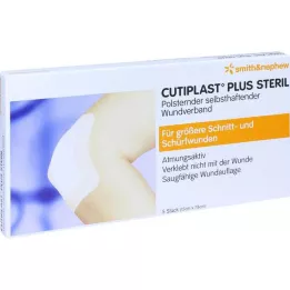 CUTIPLAST Plus pansement stérile 7,8 x 15 cm, 5 pièces