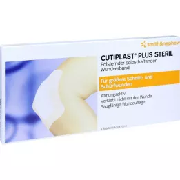 CUTIPLAST Plus pansement stérile 10x19,8 cm, 5 pièces