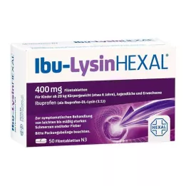 IBU-LYSINHEXAL Comprimés pelliculés, 50 pcs