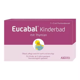 EUCABAL Bain pour enfants au thym, 7X5 ml