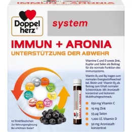 DOPPELHERZ Ampoules du système Immun + Aronia, 10 pc