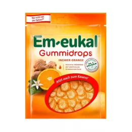 EM-EUKAL Pastilles Gélifiées Gingembre-Orange sucrées, 90 g